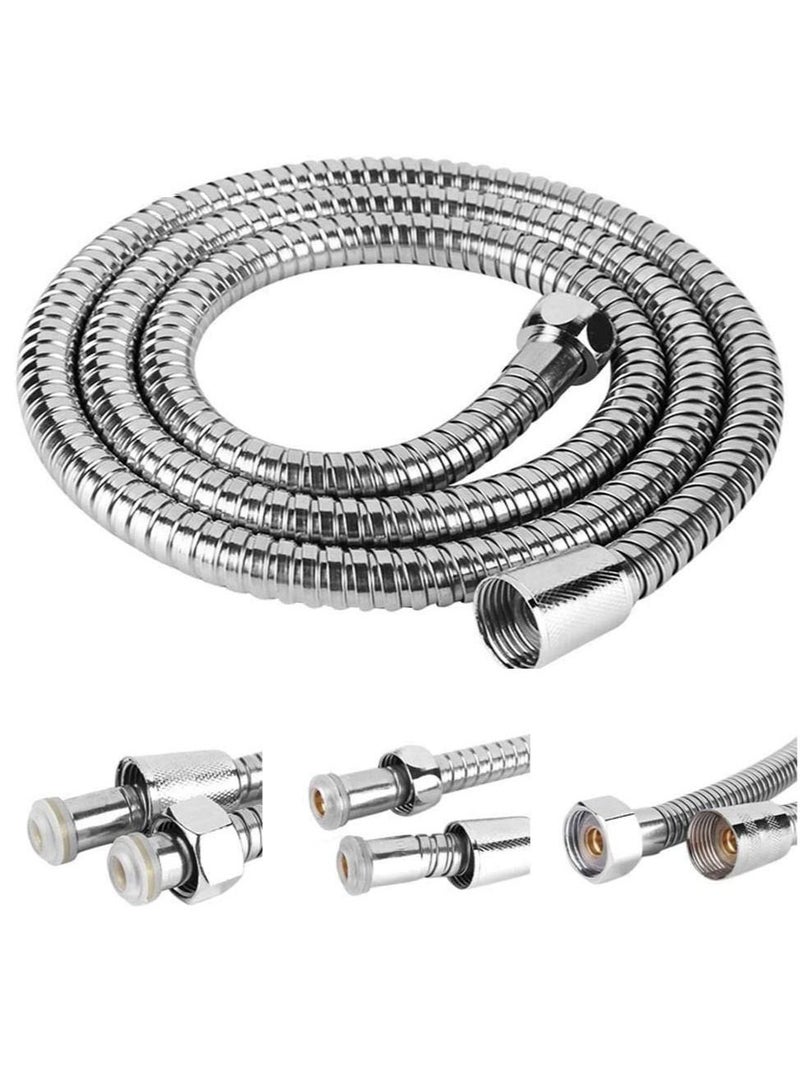 Rubik Shattaf Pipe Muslim Shower Hose Pipe For Toilet Handshower, Stainless Steel Flexible Explosion-Proof Encryption Hose (1.5 Meter) - Image 1