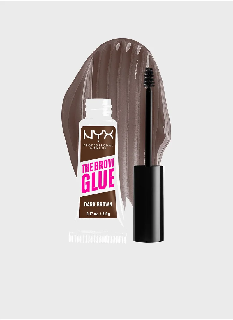 NYX PROFESSIONAL MAKEUP The Brow Glue Instant Brow Styler - 04 Dark Brown