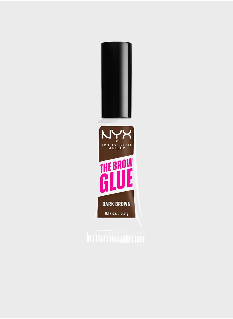 NYX PROFESSIONAL MAKEUP The Brow Glue Instant Brow Styler - 04 Dark Brown