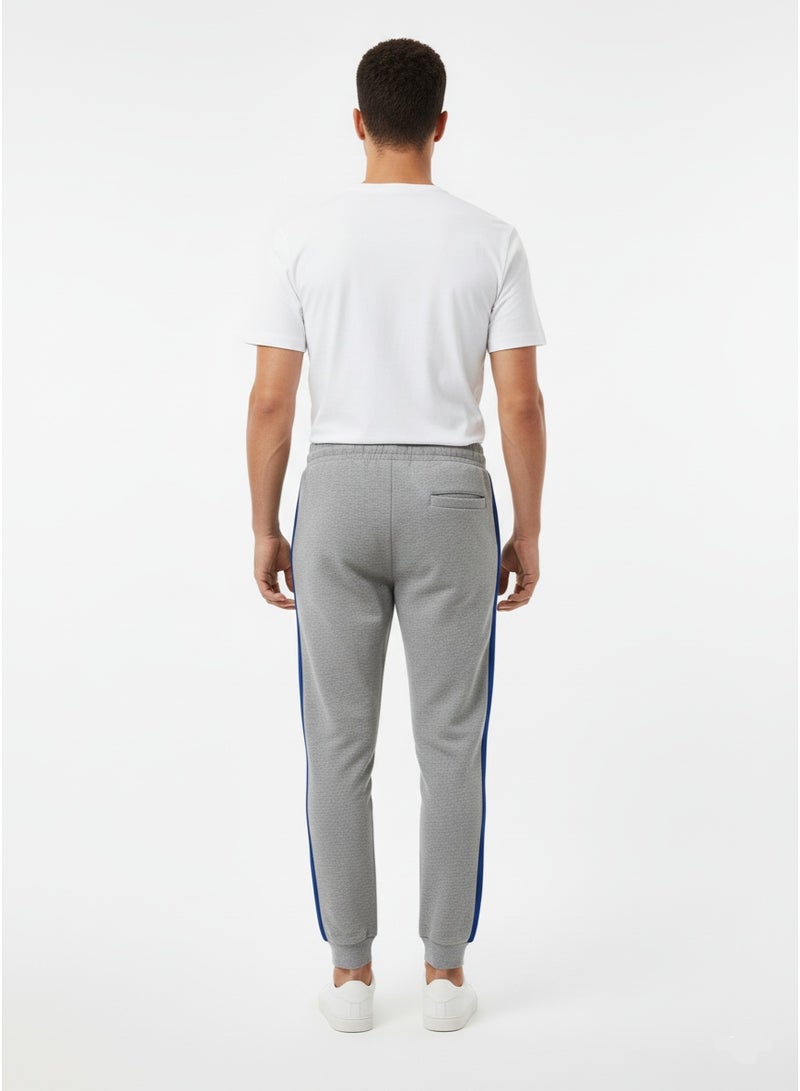 EVERLAST Men's Jogger Pants – Grey Sweatpants with Inner Drawstring & Side Stripe - Image 4