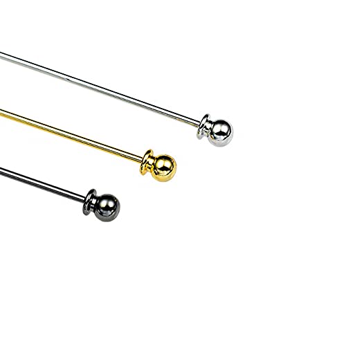 lasenersm 2-Piece Collar Pin & Bar Set - Shirt Collar Tie Pins for Men - Wedding & Business (Silver, Golden) - Image 3