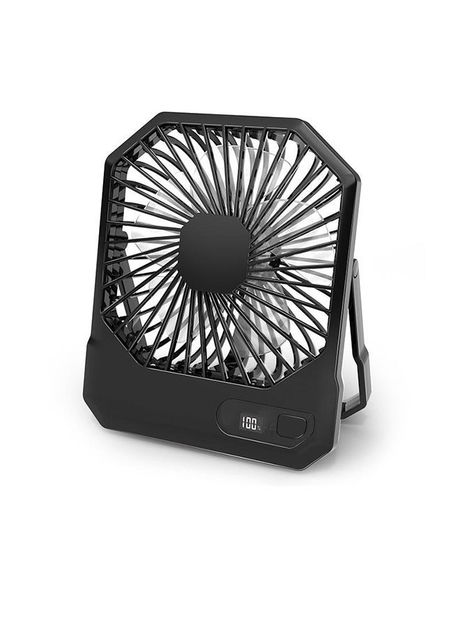 ET-LIFE USB Desktop Fan, Rotatable 3 Speeds Protable Personal Fan, Strong Wind Ultra Quiet Small Desk Fan Tilt for Home Office Desktop  - Image 1
