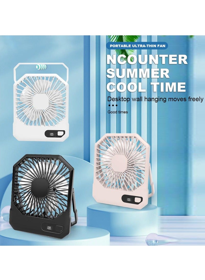 ET-LIFE USB Desktop Fan, Rotatable 3 Speeds Protable Personal Fan, Strong Wind Ultra Quiet Small Desk Fan Tilt for Home Office Desktop  - Image 4