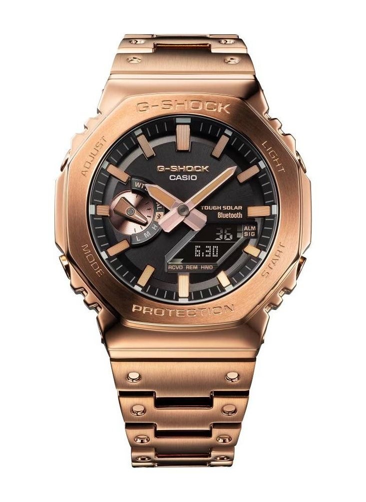 CASIO - G-Shock Analog-Digital Gold Stainless Steel Watch GM-B2100GD-5A - Image 1