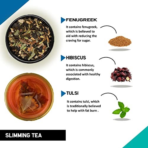 Teacurry Belly Tea & Slimming Tea Combo (1 Month Pack, 60 Tea Bags) - Supports with Flatter Tummy and Overall Weight Management. - 100% Natural - Image 3