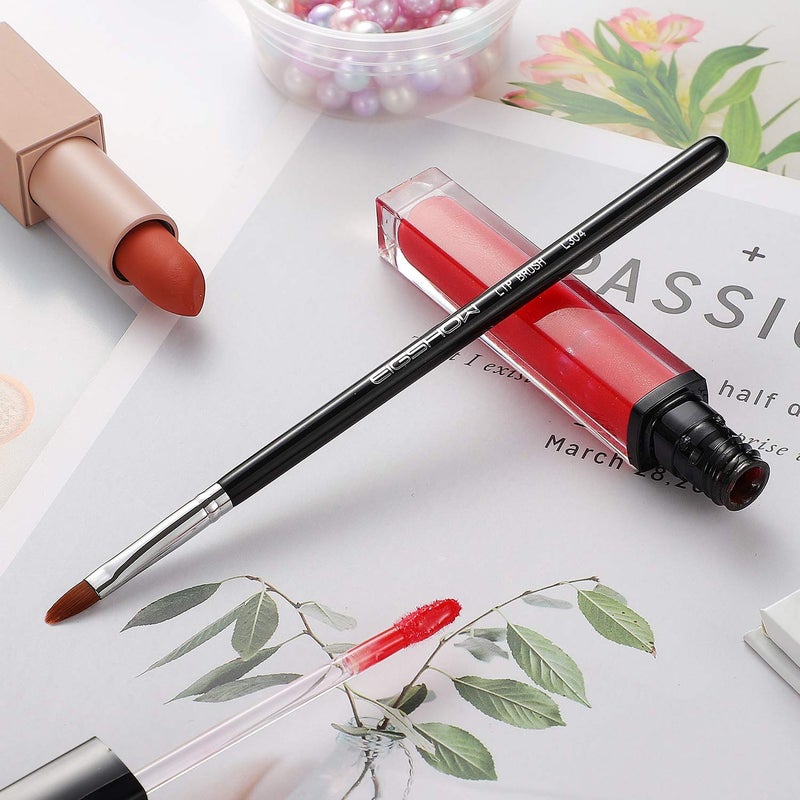 EIGSHOW Lip Brush Professional Make Up Brush Travel Lipstick Gloss Wands Applicator Cosmetic Tool Kits, Cruelty-Free & Vegan, Precise Application (L304) - Image 3
