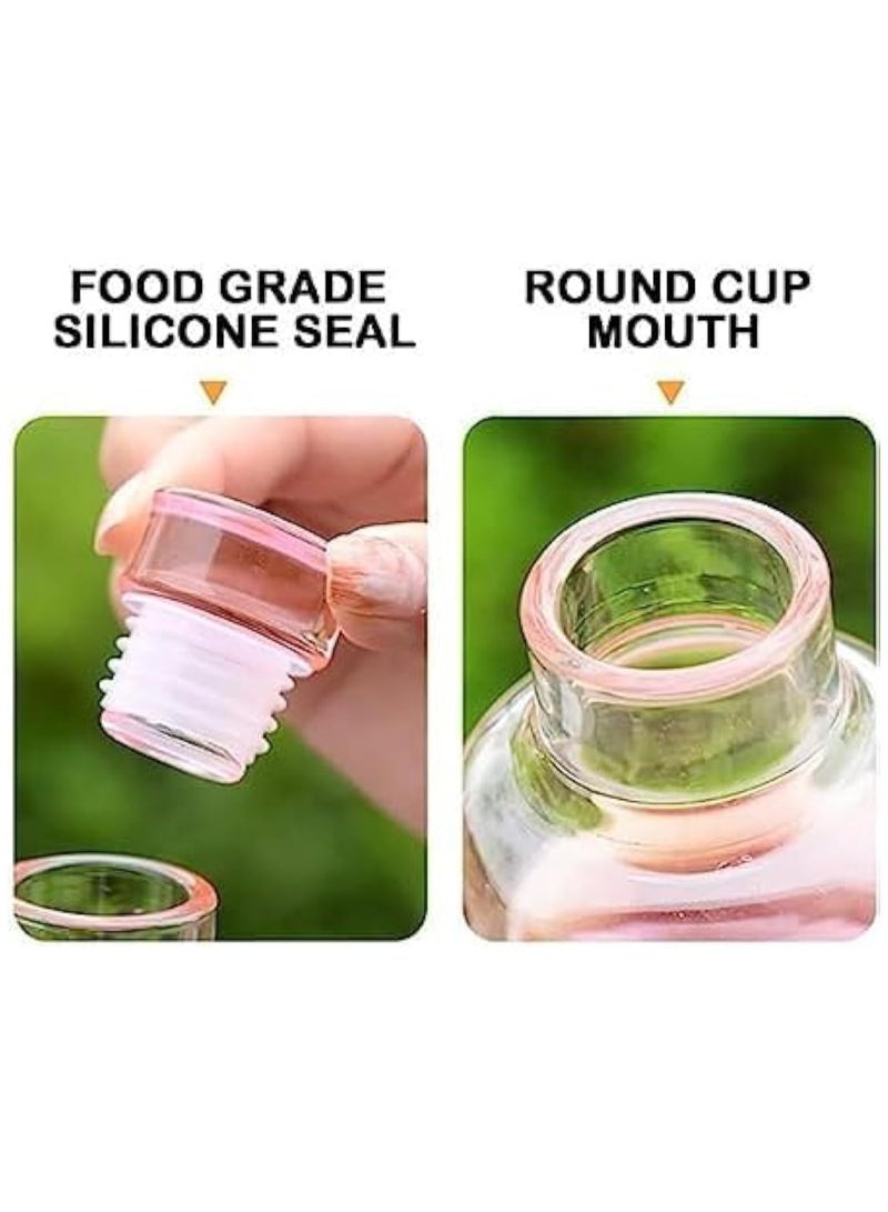 Generic Water Bottle with Time Markings & Leak-Proof Lid – Sports & Daily Use Hydration Bottle - multicolor - Image 3