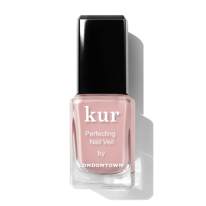 LONDONTOWN Perfecting Nail Veil, Sheer, Buildable Nail Tint Plus Nail Strengthener, Hydrates & Conditions Nails, #4 Dusty Rose Tint, 0.4 Fl Oz - Image 1