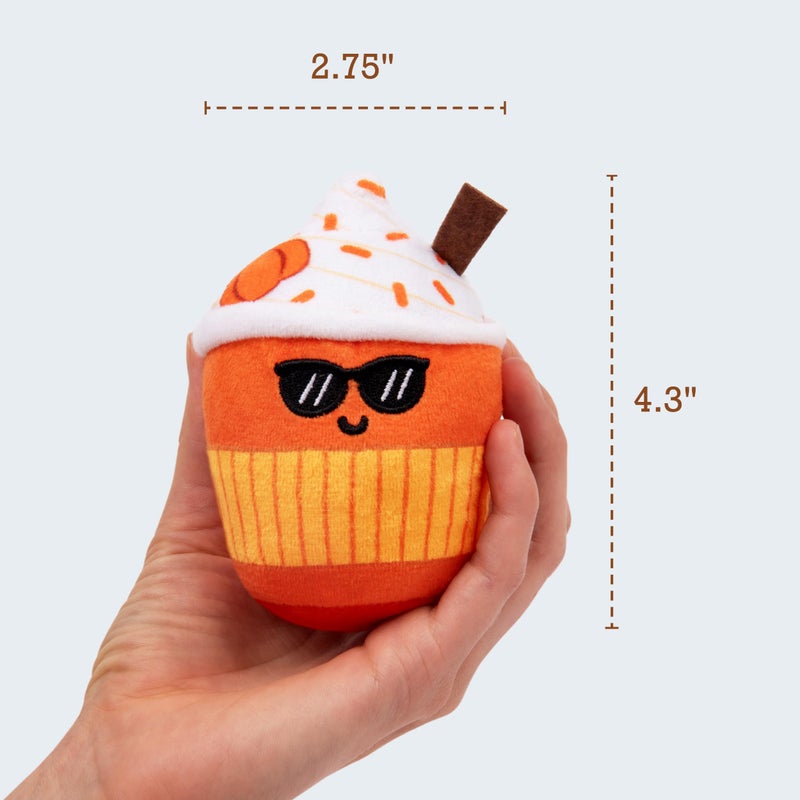 WHAT DO YOU MEME? Emotional Support Lattes by Relatable, Soft & Cuddly Fall Plushies for Love Ones of All Ages, The Perfect Fall Gifts for Back to School, and Teacher Desk Buddy, Includes 5 Latte Plushies with Basket - Image 4