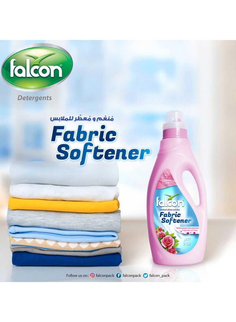 Falcon Fabric Softener Floral Scented & Color Protection Freshness Of Rose Fragrance 2 L - Image 2