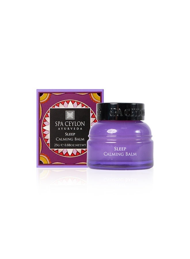 spa ceylon Sleep Calming Balm, Natural Sleep Aid With Lavender & Ylang Ylang, Soothing Body Balm For Bedtime Routine, Suitable For All Skin Types,25g - Image 1