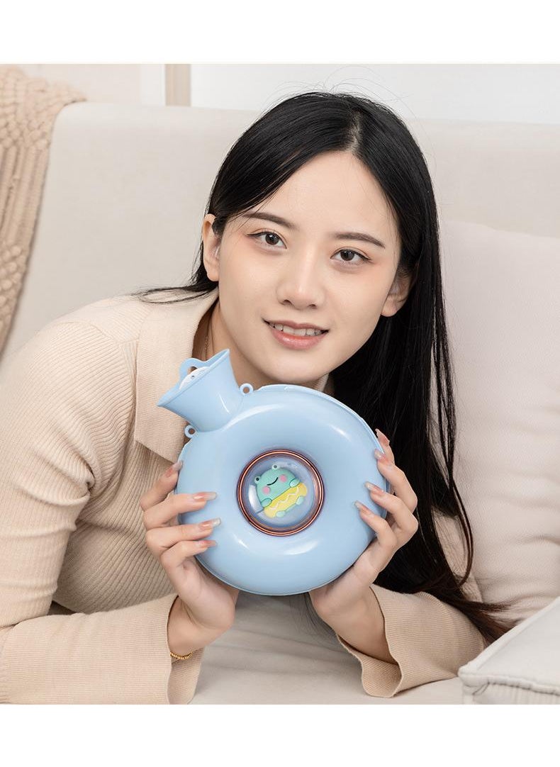 Y&D Doughnut Warm Water Bag Mini Portable Hot Hand Bag Waterflooding PVC Bag 600ml  - Image 5