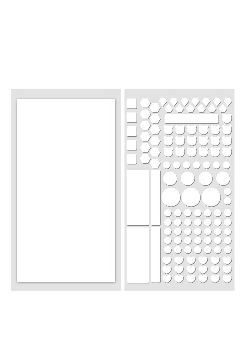 سيوسي Light Blocking Stickers, Light Dimming LED Filters, LED Covers Blackout Dimming Light 50% ~ 80% for Routers Baby Monitors Routers Clocks Electrical Appliances (2Sheets = 1 Cut Out + 1 Uncut) - Image 1