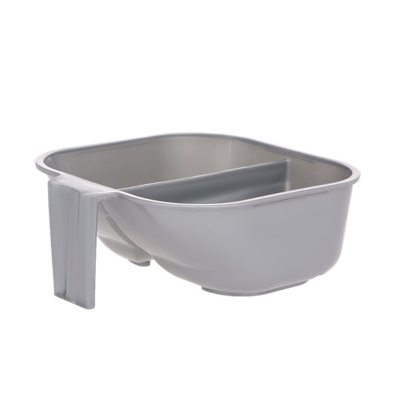 Hair Dye Bowl: Dual-Compartment Design + High-Quality Durable Plastic - Precise Inner Measuring Lines Portable Mixing Bowl for Salon Professionals and DIY Hair Coloring At Home - Image 3
