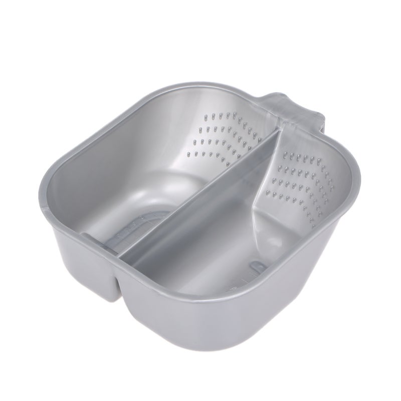 Hair Dye Bowl: Dual-Compartment Design + High-Quality Durable Plastic - Precise Inner Measuring Lines Portable Mixing Bowl for Salon Professionals and DIY Hair Coloring At Home - Image 2