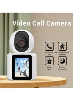 FARROBIZZ Two-Way Video Calling Camera with 2.8 inch HD Screen, 1080P Indoor Home Security Camera, Indoor Home Nanny Camera, Pet Camera, Dog Camera, Baby/Nanny Camera with Phone App  - Image 1