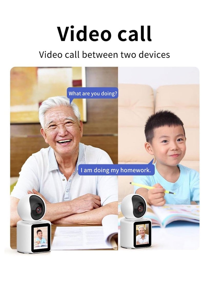FARROBIZZ Two-Way Video Calling Camera with 2.8 inch HD Screen, 1080P Indoor Home Security Camera, Indoor Home Nanny Camera, Pet Camera, Dog Camera, Baby/Nanny Camera with Phone App  - Image 5