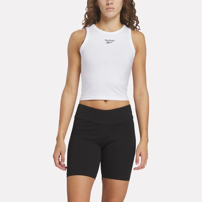 Reebok Rib Tank Women's Top - White