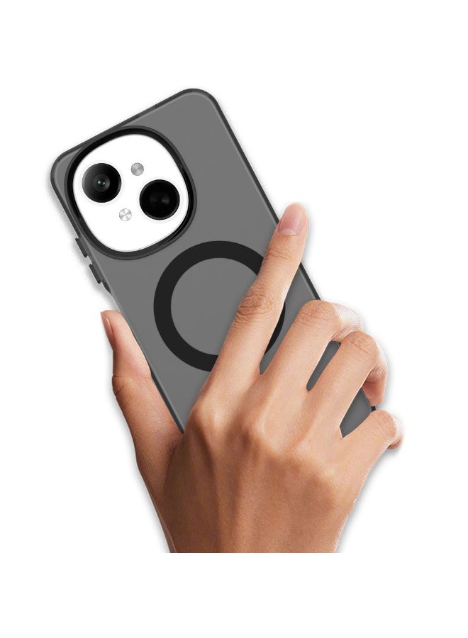 عام غطاء مغناطيسي غير لامع متوافق مع إنفينيكس سبارك جو 2025 مع شحن لاسلكي، غطاء صافي بأربع وسادات هوائية مضادة للسقوط. - Image 2