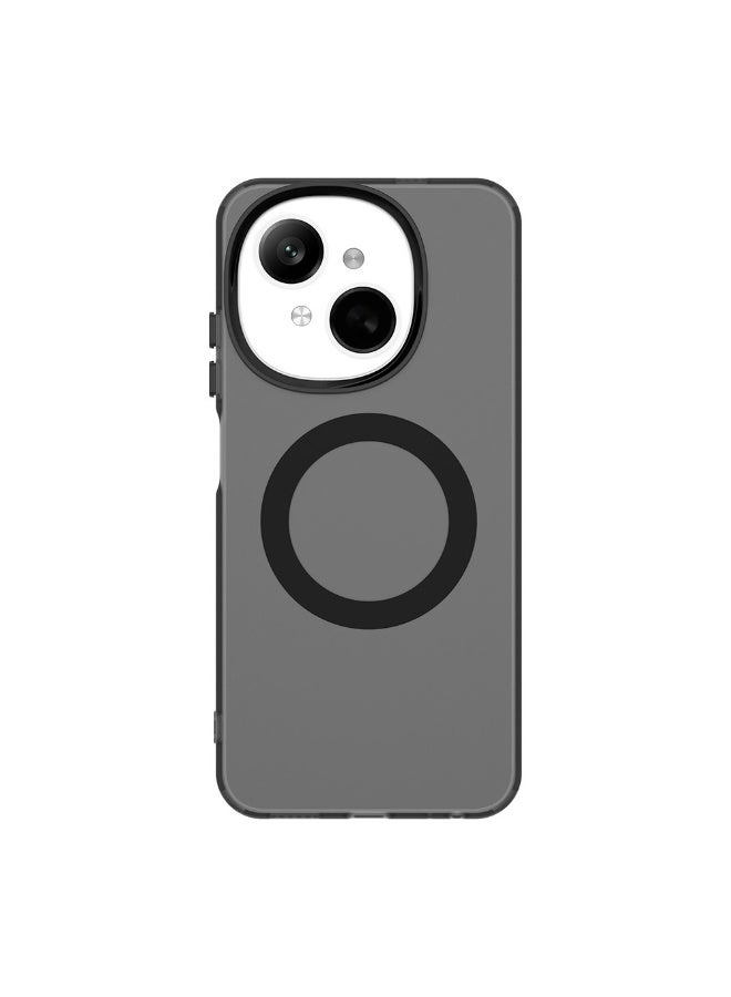 عام غطاء مغناطيسي غير لامع متوافق مع إنفينيكس سبارك جو 2025 مع شحن لاسلكي، غطاء صافي بأربع وسادات هوائية مضادة للسقوط. - Image 1