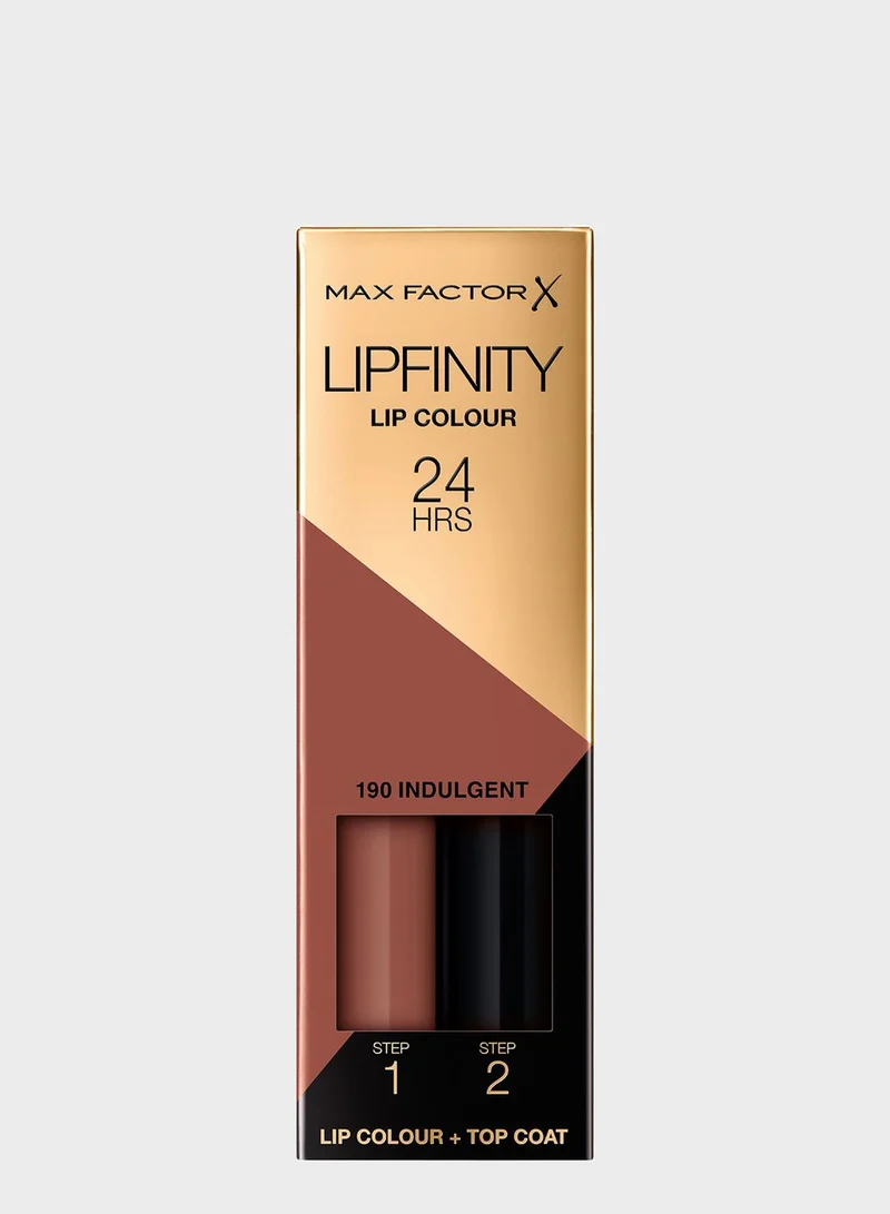 Max Factor Max Factor 2 Step Long Lasting Lipstick – 190 – Indulgent, 2.3ml + 1.9g