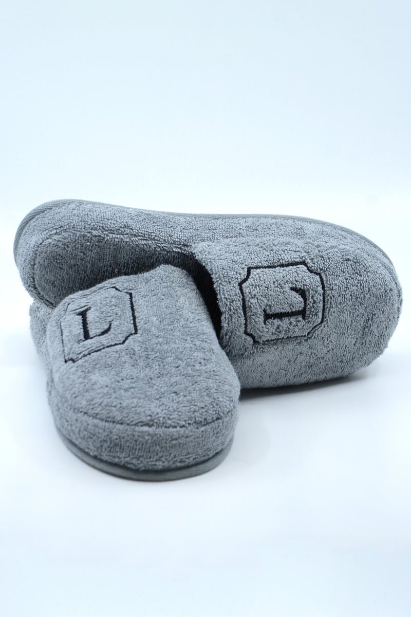 Esdense Embroidered Towel Bathroom Slippers Home Hotel Slippers Non-Slip Thick Sole Daily Slippers - Image 1