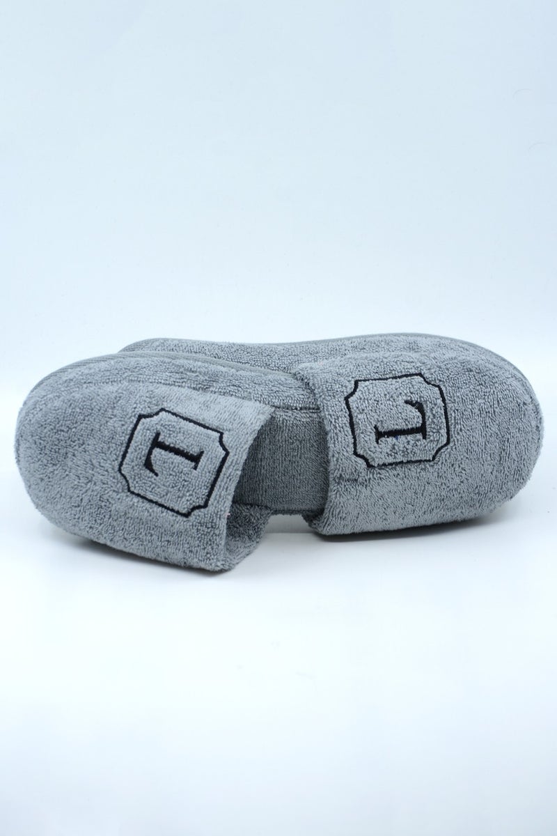 Esdense Embroidered Towel Bathroom Slippers Home Hotel Slippers Non-Slip Thick Sole Daily Slippers - Image 2