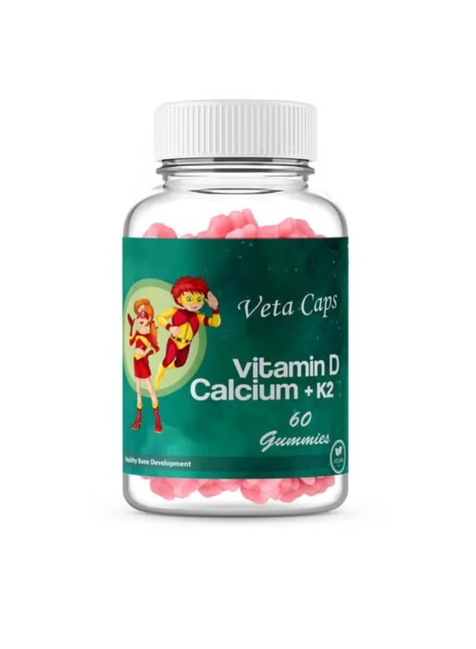 general Vita D3 + K2 + Calcium Supplement Capsules for Children