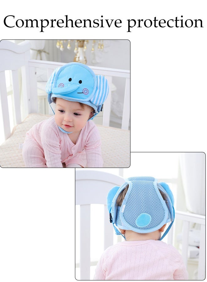 Adjustable Baby Safety Helmet, Head Protective Cap, Baby Head Protectors, Cartoon Bumper Hat for Baby Walking Running Crawling Age 6-36 Months - Image 5