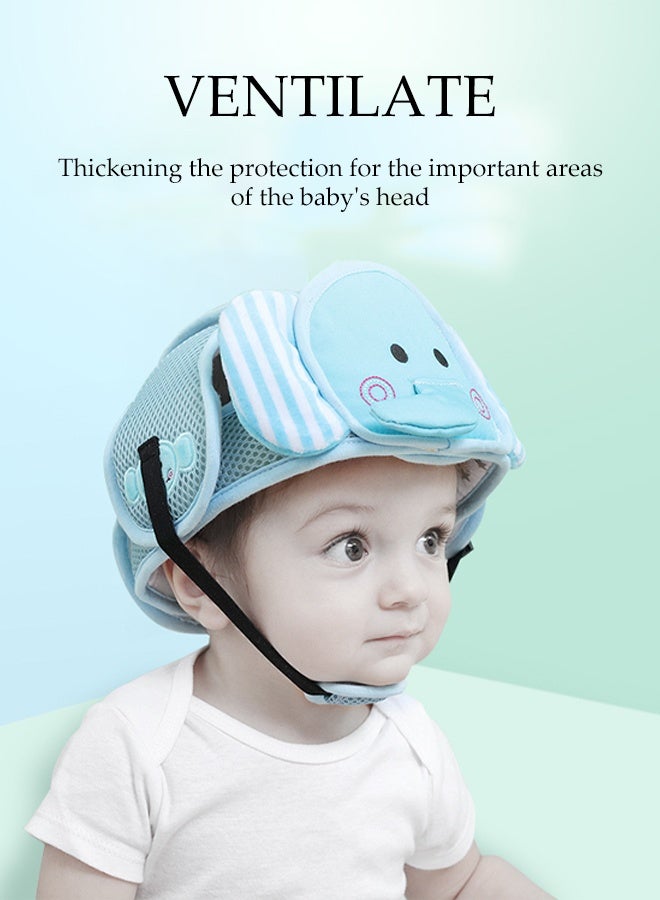Adjustable Baby Safety Helmet, Head Protective Cap, Baby Head Protectors, Cartoon Bumper Hat for Baby Walking Running Crawling Age 6-36 Months - Image 4