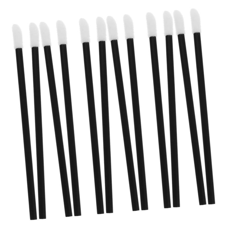 300pcs Disposable Mini Lip Brushes Lip Applicators Portable Lipstick Wands Soft Bristles for Travel and Professional Makeup Application - Image 1