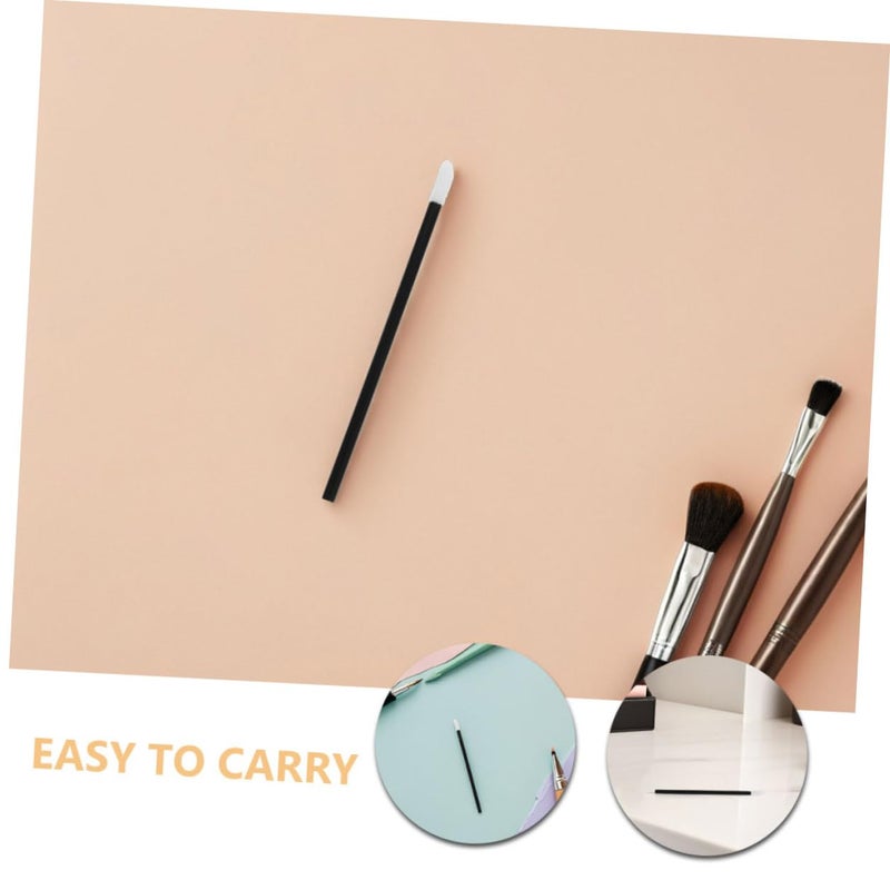 300pcs Disposable Mini Lip Brushes Lip Applicators Portable Lipstick Wands Soft Bristles for Travel and Professional Makeup Application - Image 3