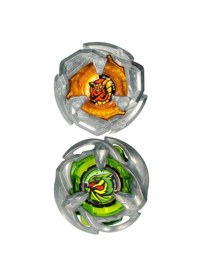 BeyBlade باي بليد إكس غايل وايفرن 5-80GB وثعبان الذيل 3-80HN مجموعة مزدوجة مع 2 قمة تدور لليمين؛ ألعاب قتال القمة للأولاد والبنات من عمر 8 سنوات - Image 2
