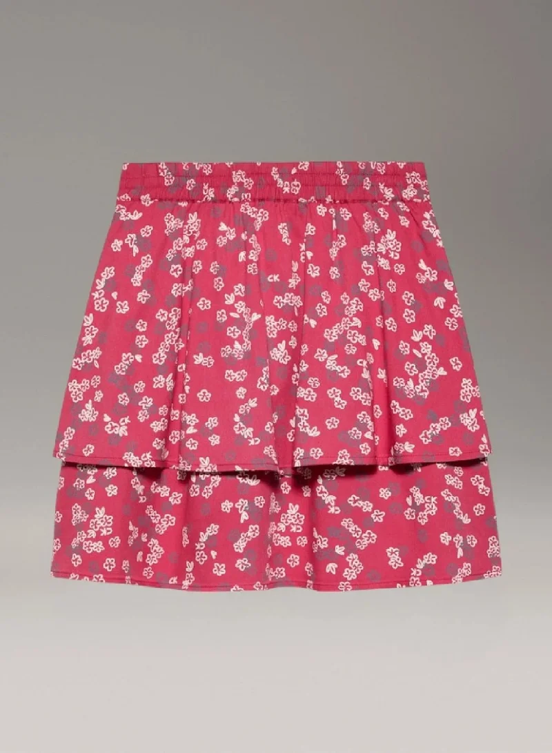 Calvin Klein Jeans Floral Flare Skirt