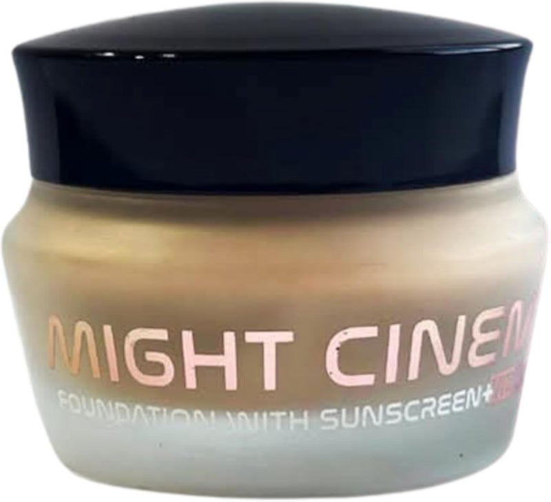 كريم أساس مع عامل حماية من الشمس SPF 50 وفيتامين سي - طيف خفيف، يدوم طويلاً، مقاوم للماء ومرطب بعمق لجميع أنواع البشرة (50 جم) (الفلتر 1)