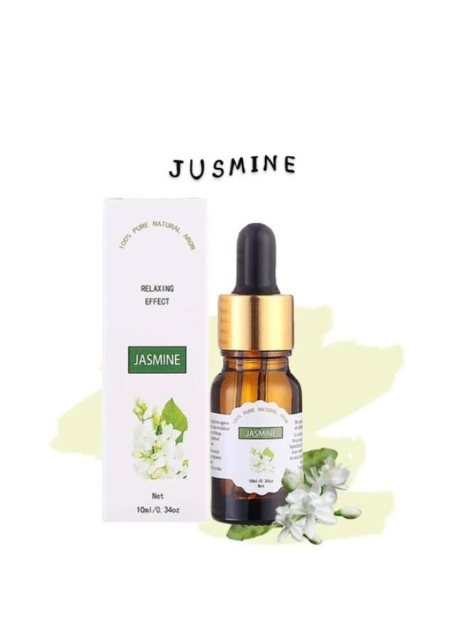 Generic - 100% Pure Natural Jasmine Scent Essential Oil with Relaxing Effect of Humidifier and Diffuser - Image 1