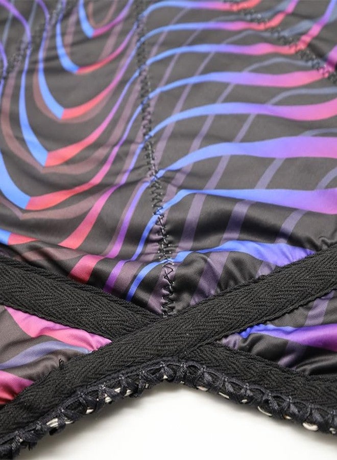 PEHHAH Light Up Flow Star- LED Spinning Cloth- Vibrant Colors & Patterns Durable - 23” Diameter -Spinning Star-Colorful Waves - Image 5