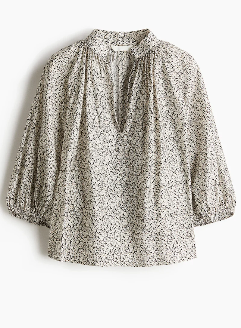 H&M Balloon-Sleeved Blouse