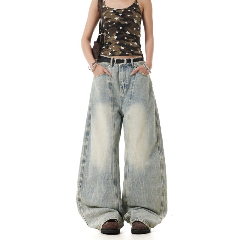 Vintage Classic European-American Design Daily Commute Jeans  Size_S - Image 1