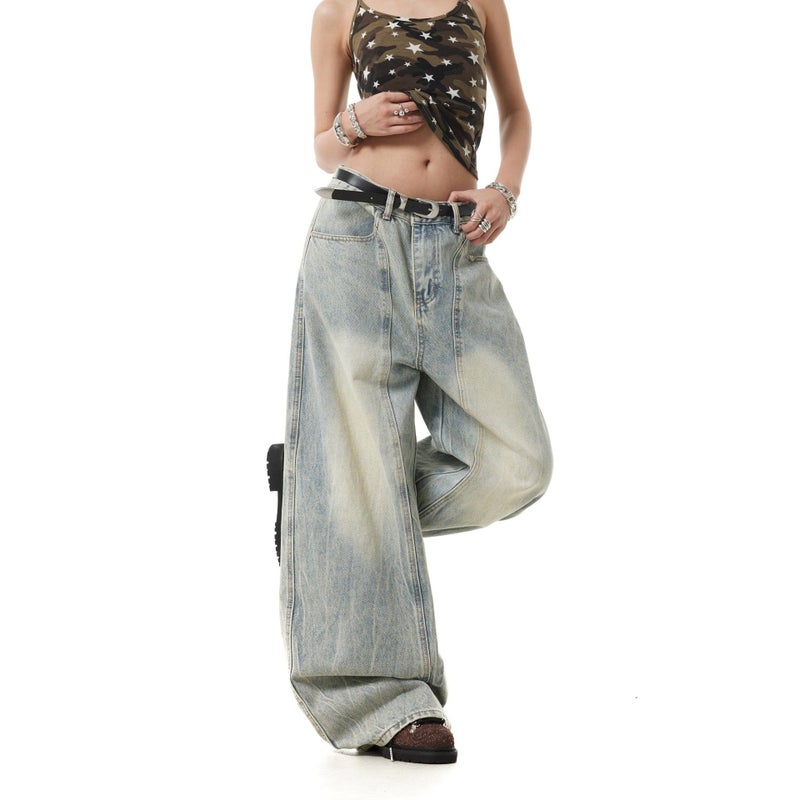 Vintage Classic European-American Design Daily Commute Jeans  Size_S - Image 4