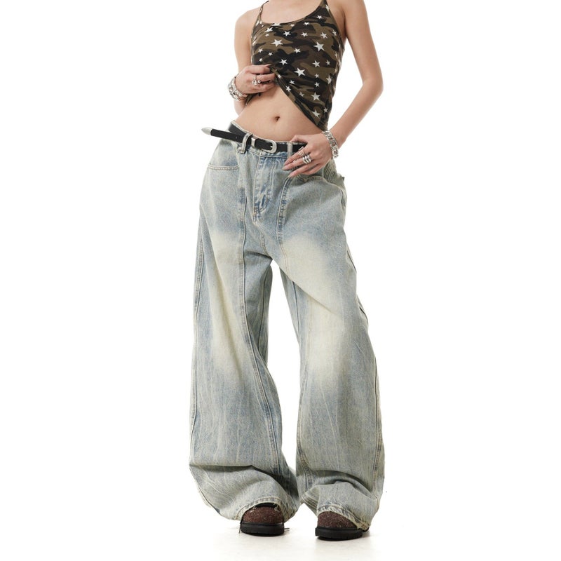 Vintage Classic European-American Design Daily Commute Jeans  Size_S - Image 3