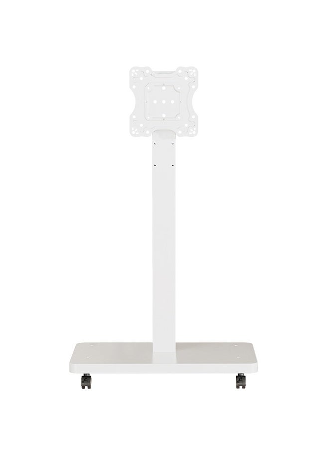 XiuWoo TV Mount Stand,Mobile TV Cart On Wheels for 10 to 43 Inch LED Flat Screen TVs Tilting TV Stand, Height Adjustable Rolling TV Floor Stand - Image 2