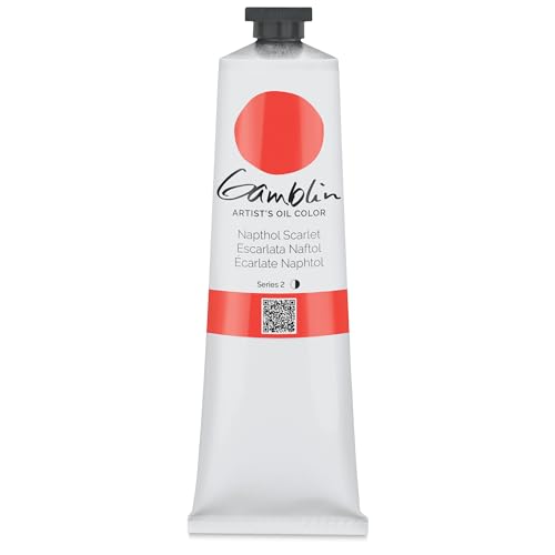 Gamblin Artist Oil Color - Napthol Scarlet - 150 ml Tube - Image 1