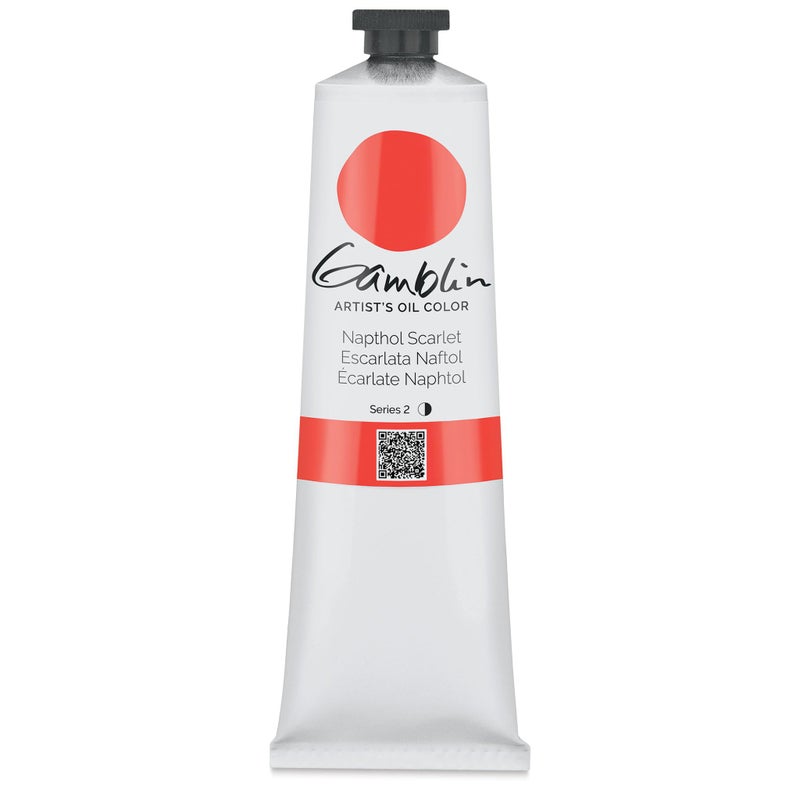 Gamblin Artist Oil Color - Napthol Scarlet - 150 ml Tube - Image 3