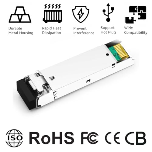 OPSTRAN 1000BASE-LX/LH SFP Optical Transceiver Module Compatible with Fortinet FN-TRAN-LX FG-TRAN-LX FR-TRAN-LX 1310nm 20km DDM Duplex LC SMF - Image 4