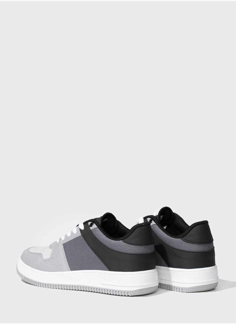 DeFacto - Boy Faux Leather High Sole Sneaker - Image 1