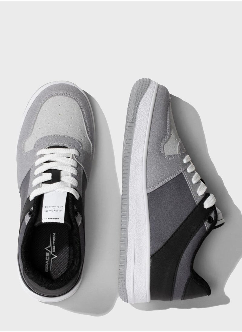 DeFacto - Boy Faux Leather High Sole Sneaker - Image 1
