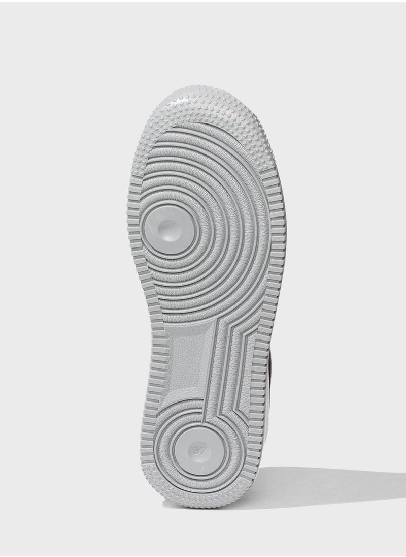 DeFacto - Boy Faux Leather High Sole Sneaker - Image 1