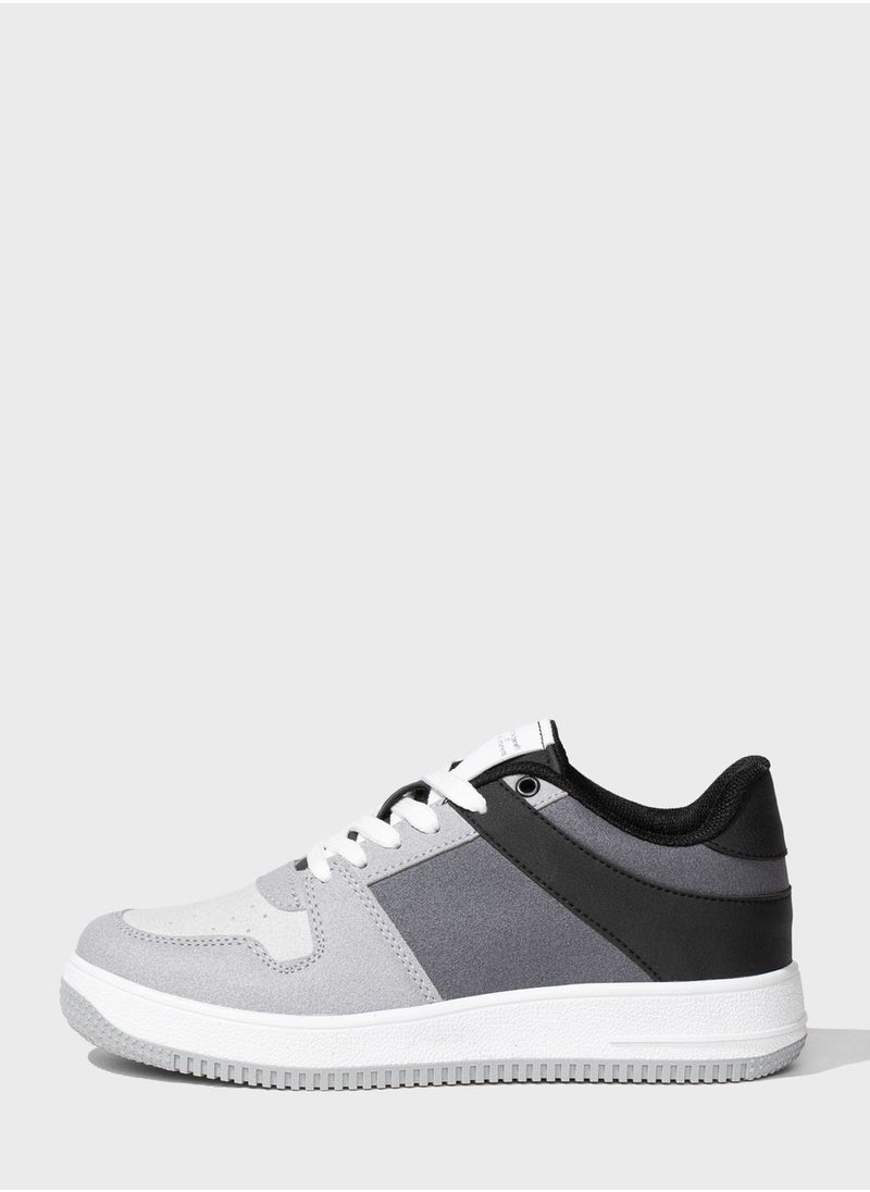 DeFacto - Boy Faux Leather High Sole Sneaker - Image 1
