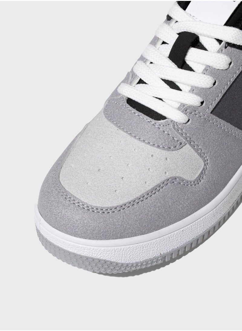 DeFacto - Boy Faux Leather High Sole Sneaker - Image 1